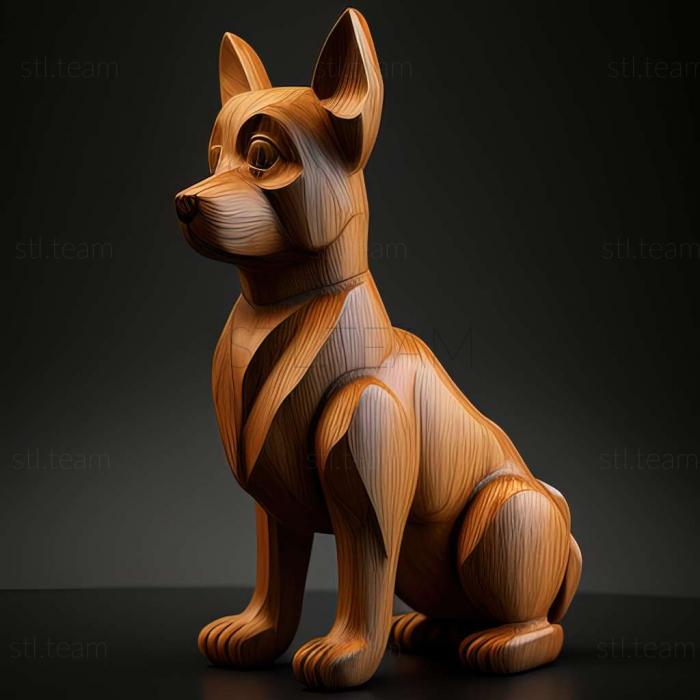 3D model Millie dog famous animal (STL)